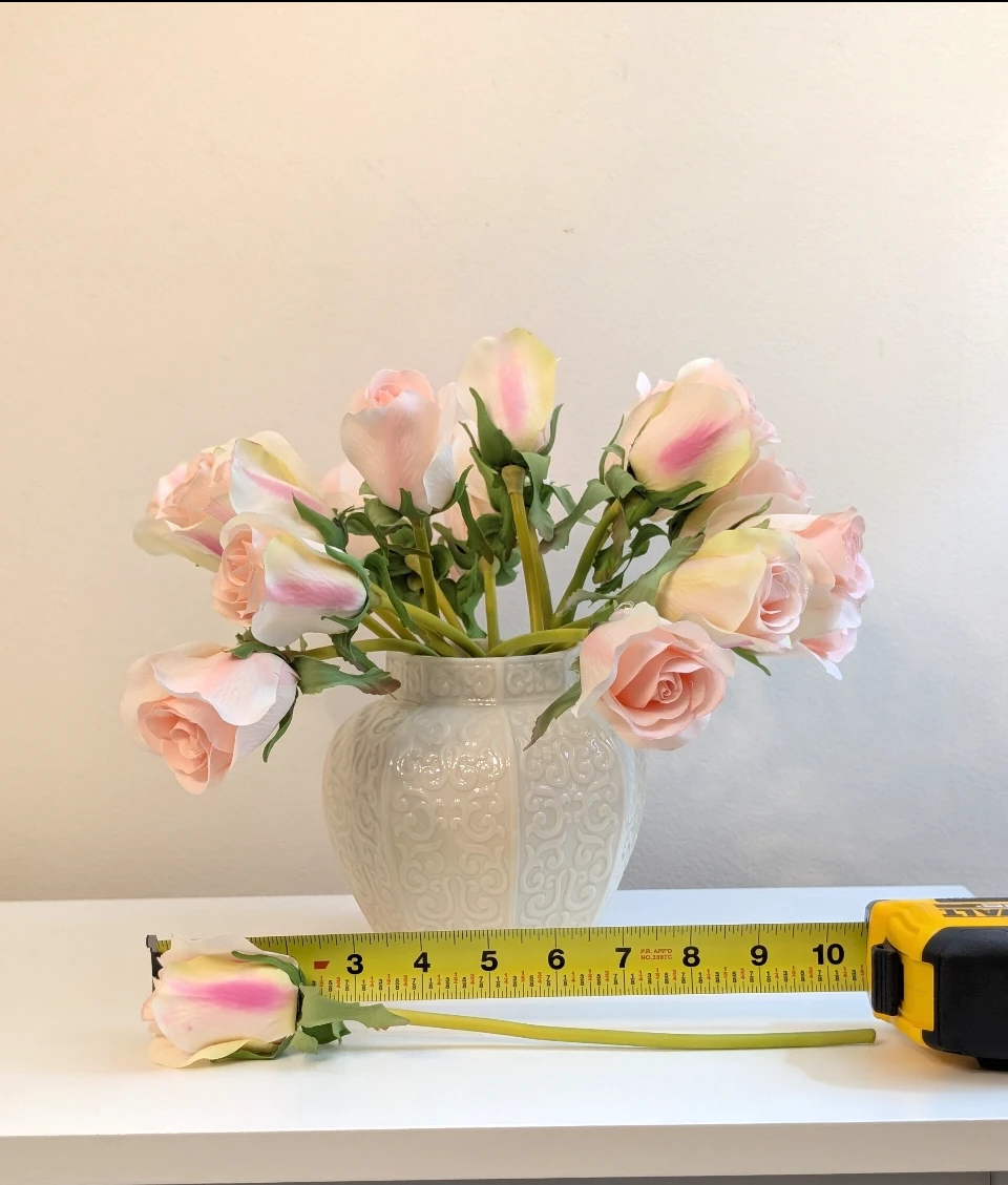 $1 each Artificial Light Pink Roses - photo 3