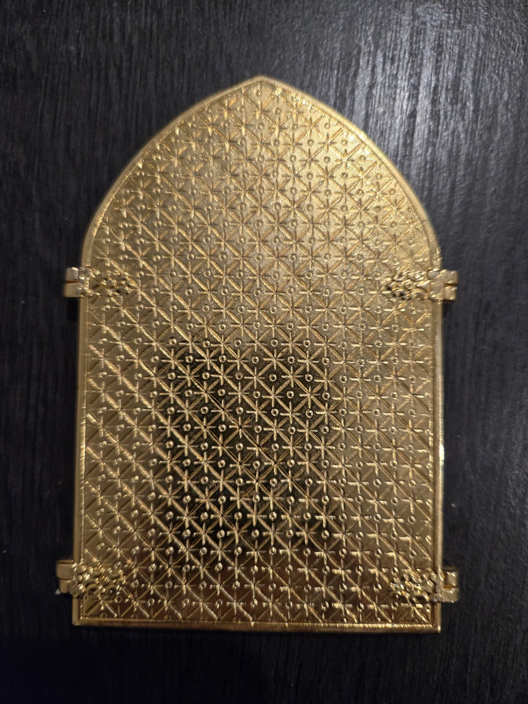 Gold Nativity Scene Tri-Fold Triptych Display - photo 4