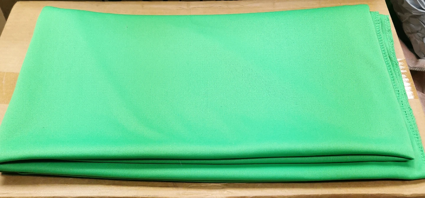 green cloth for photograph