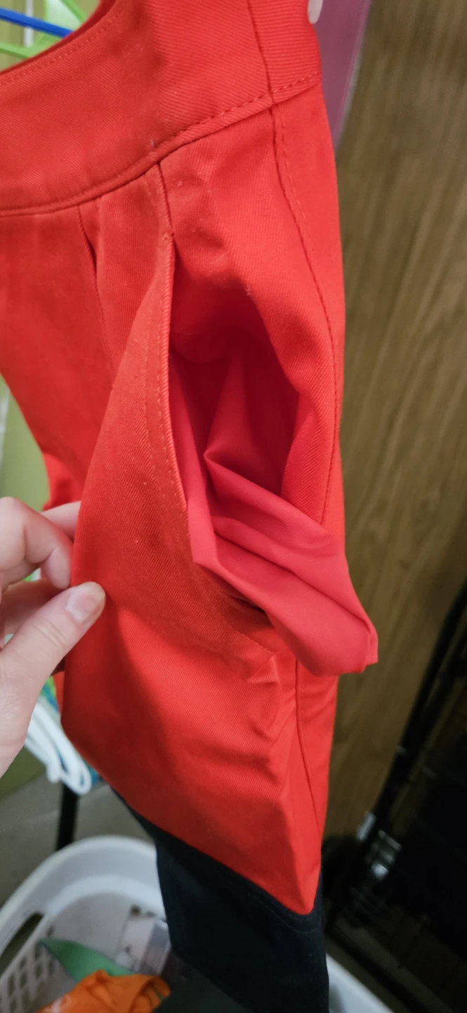 Marc by Marc Jacobs Red & Black Colorblock Skirt Size 2 - photo 5