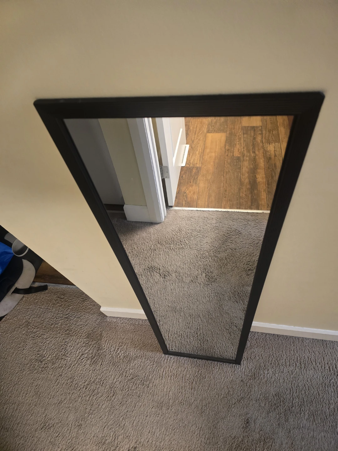 Black door Mirror - photo 2