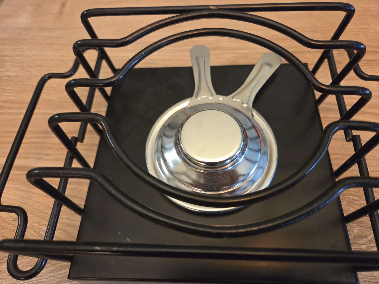 Orange Fondue Set with 6 Forks - photo 2