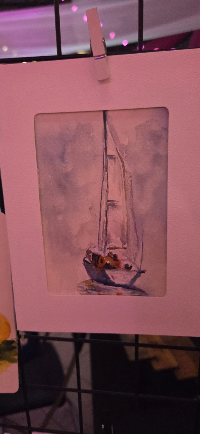 Set of 4 Watercolour Art Prints cards - photo 3