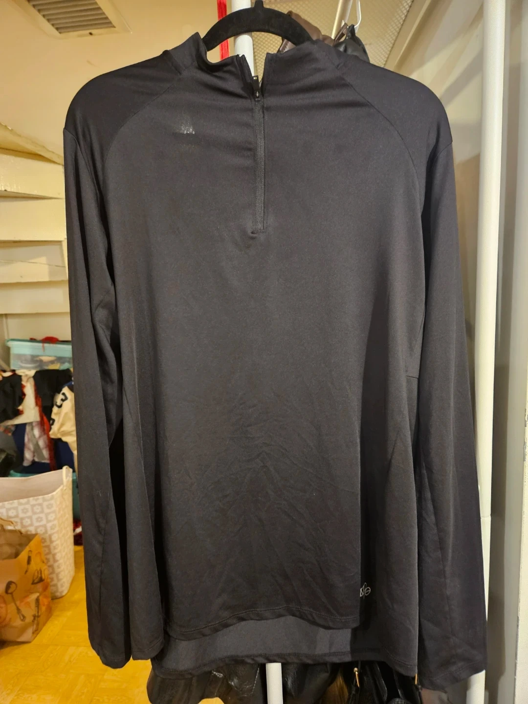 H&M Move DryMove 1/4 Zip Long Sleeve Shirt
