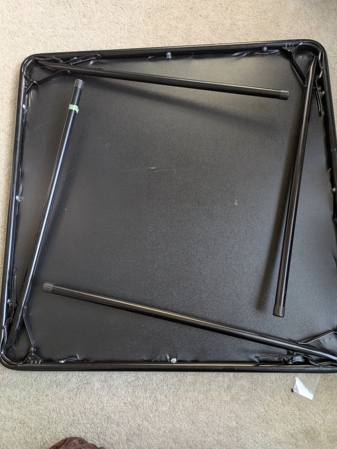 Black Folding Card Table - photo 5