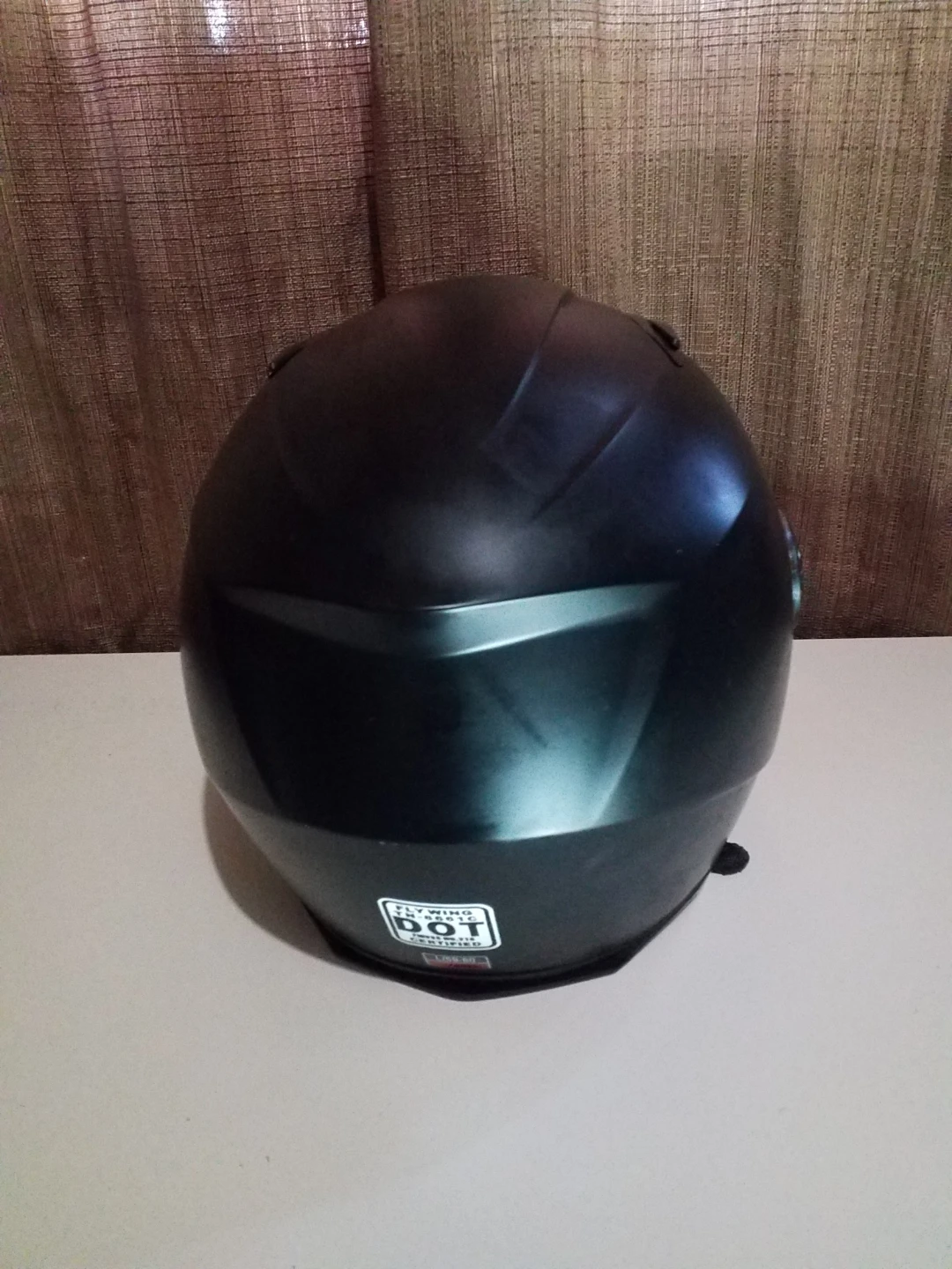 Black Motorcycle Helmet with Face Shield - photo 2