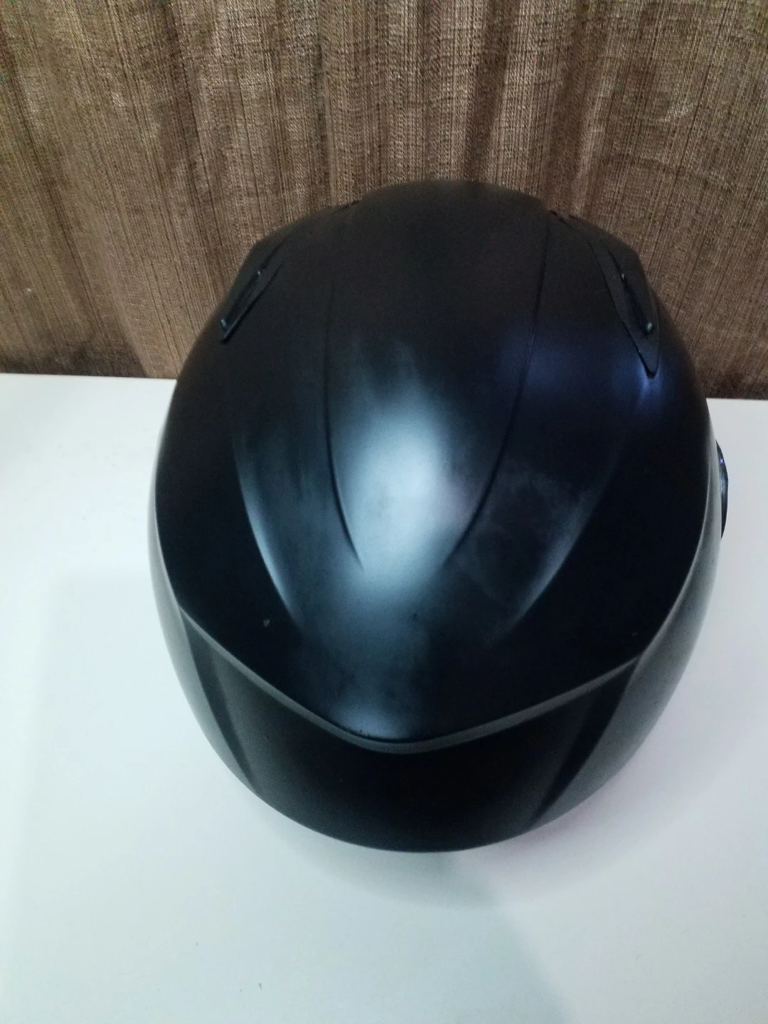 Black Motorcycle Helmet with Face Shield - photo 3