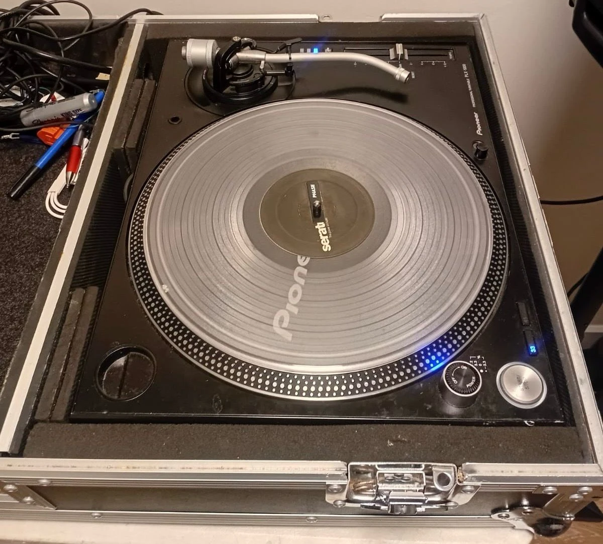 Pioneer PLX-1000 Direct Drive Turntables (Pair) with Case - photo 3