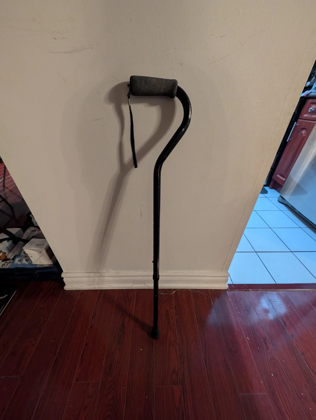 Black Adjustable Walking Cane
