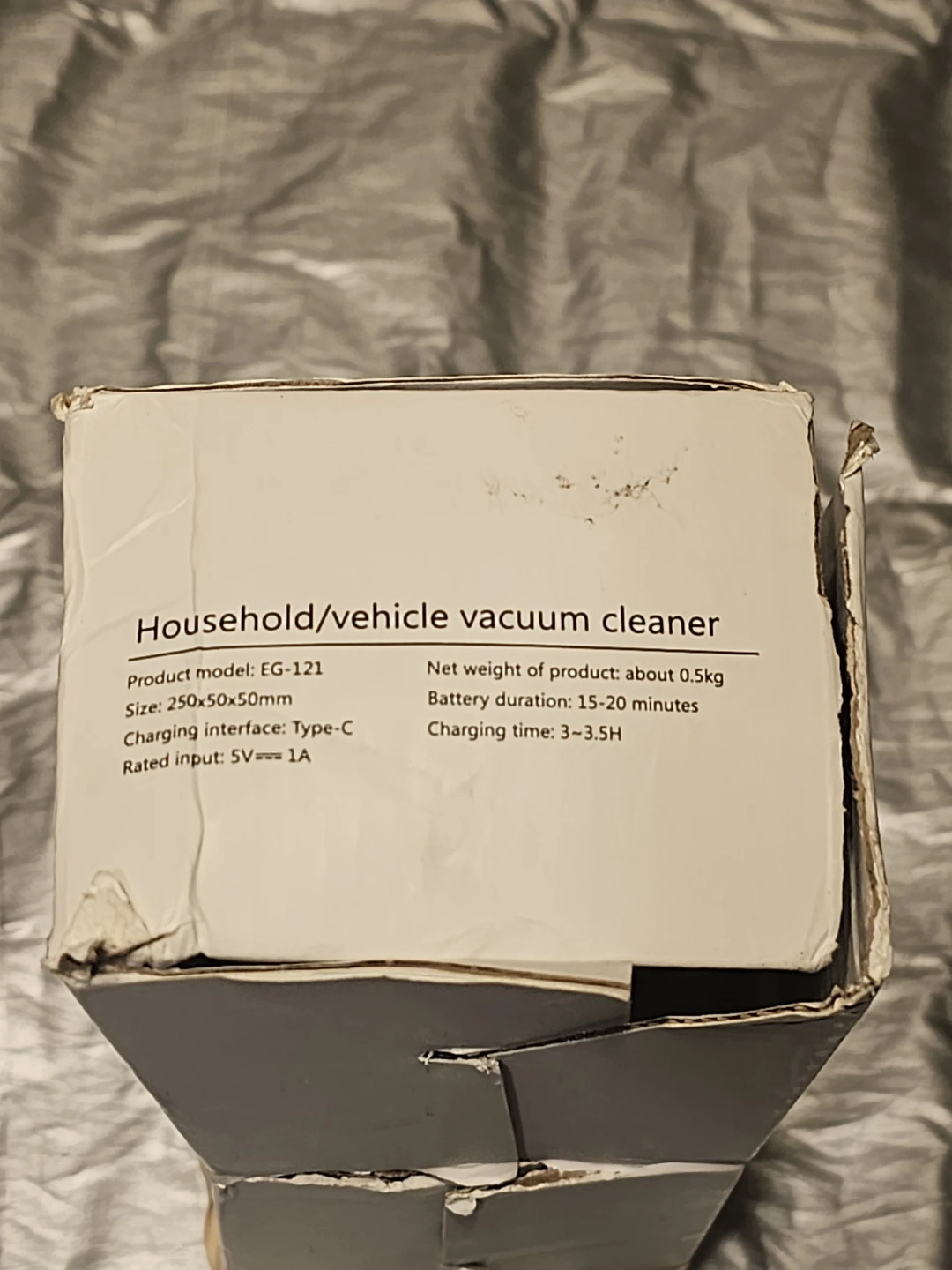 White Handheld Vacuum Cleaner - photo 3