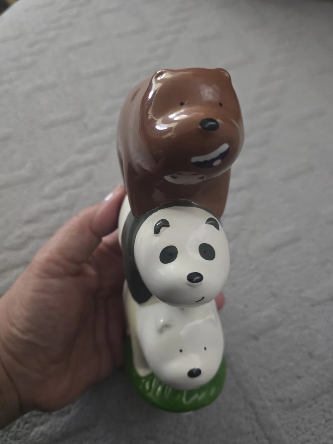We Bare Bears Stacked Coin Bank Fun New - photo 3