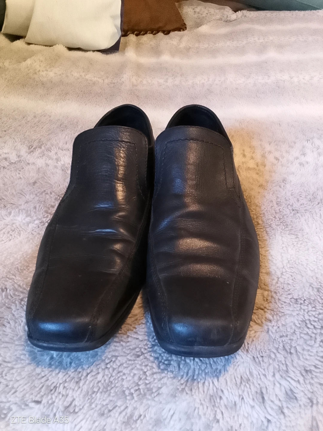 Black Leather Loafers Size 10 FIERI - photo 2