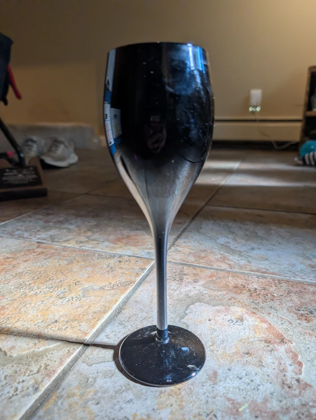 Black wine Glass 5 pieces