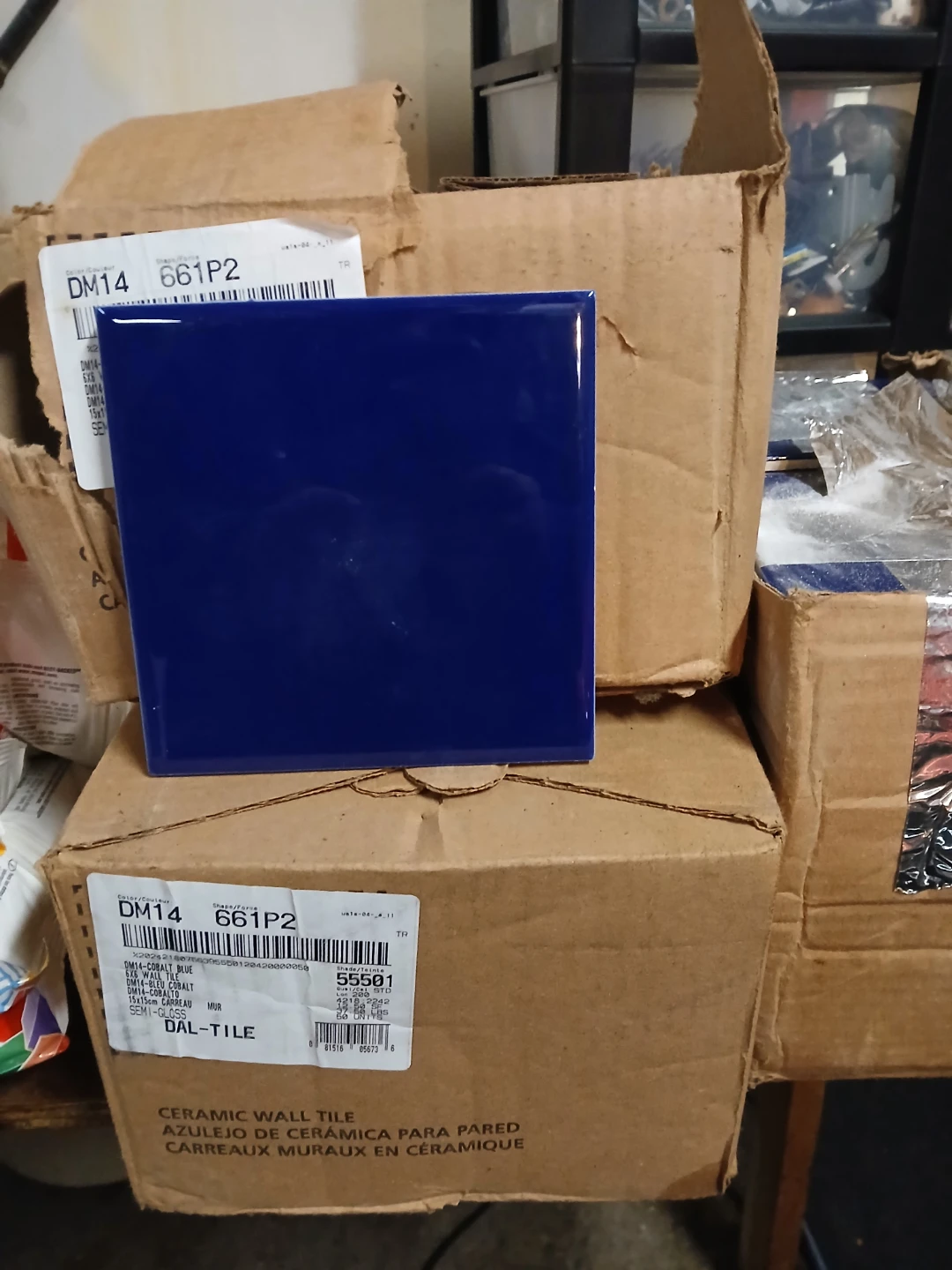 3 boxes of tile and grout - photo 5