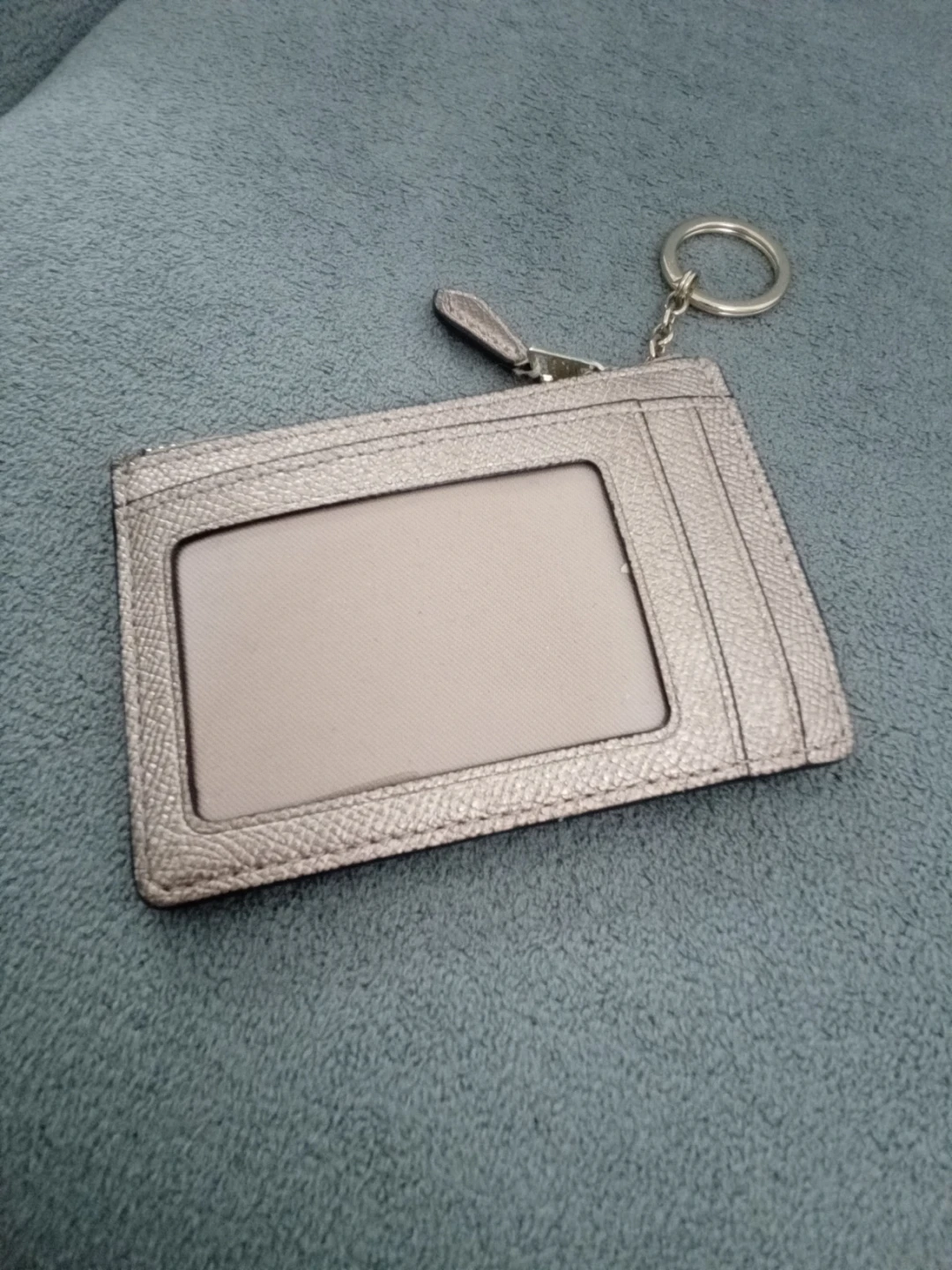 Coach Signature Canvas Coin Purse with ID Window - photo 2