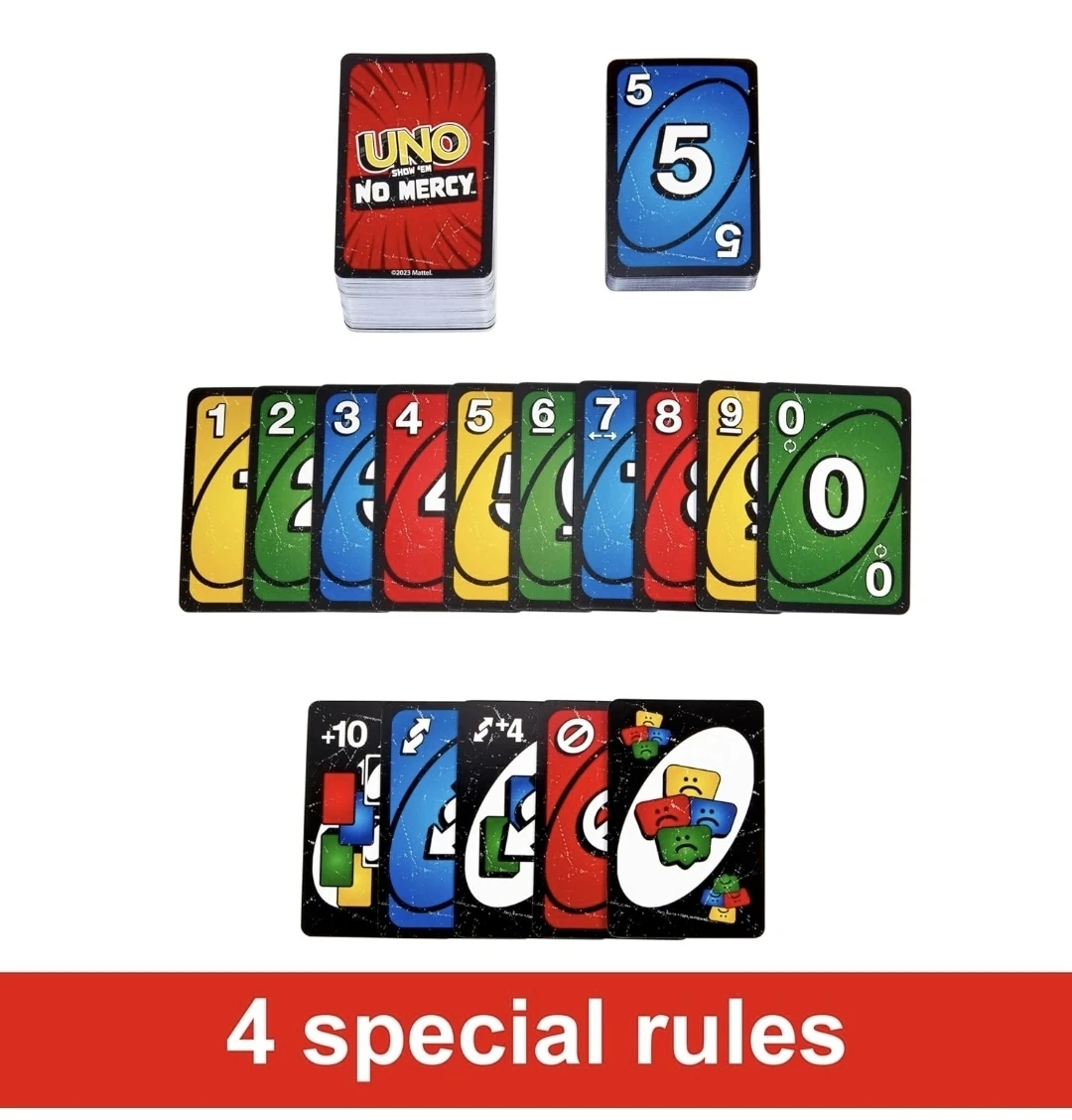 UNO Show 'em No Mercy Card Game in Storage Tin - photo 3