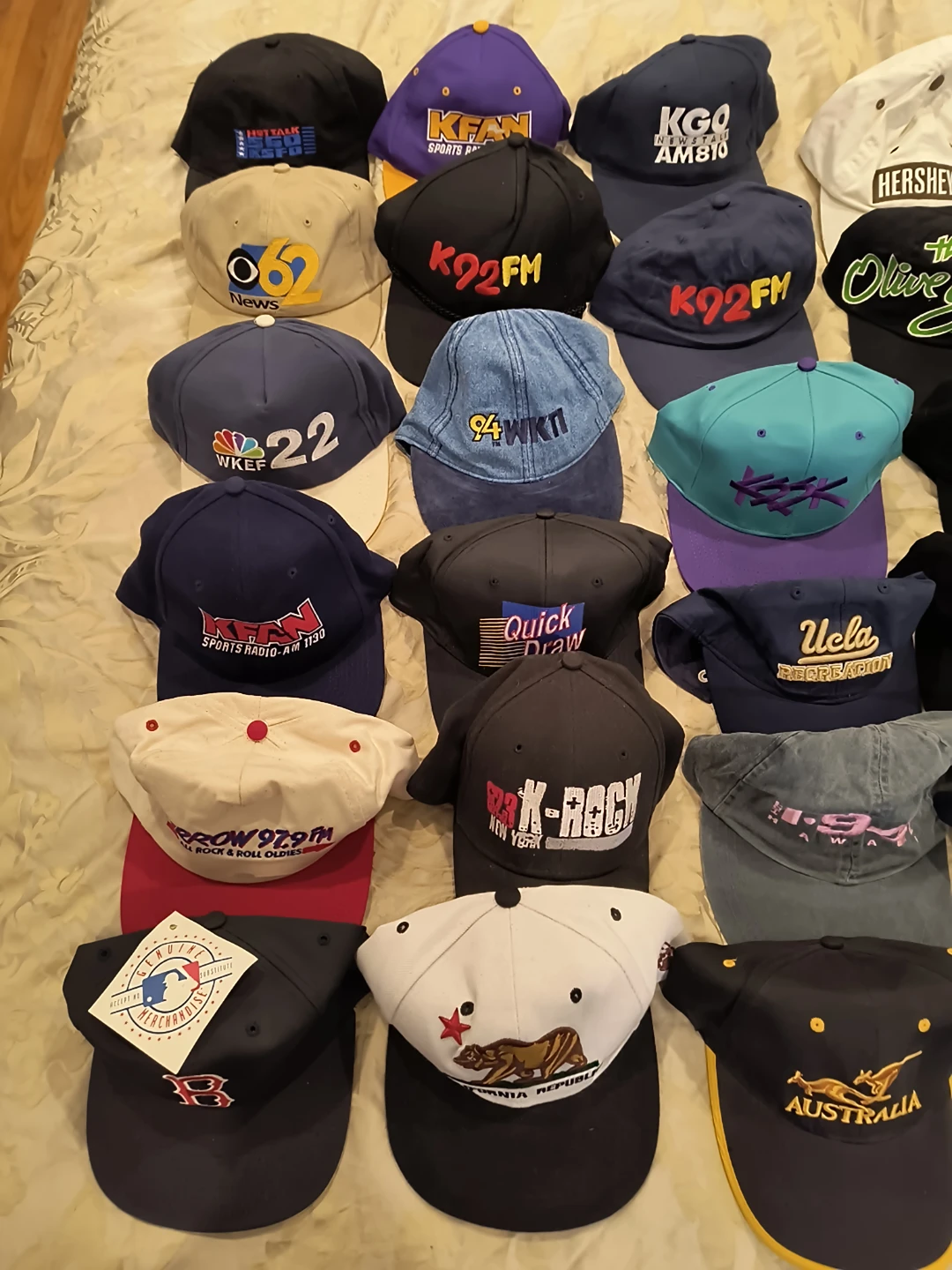 Assorted Baseball Caps Collection