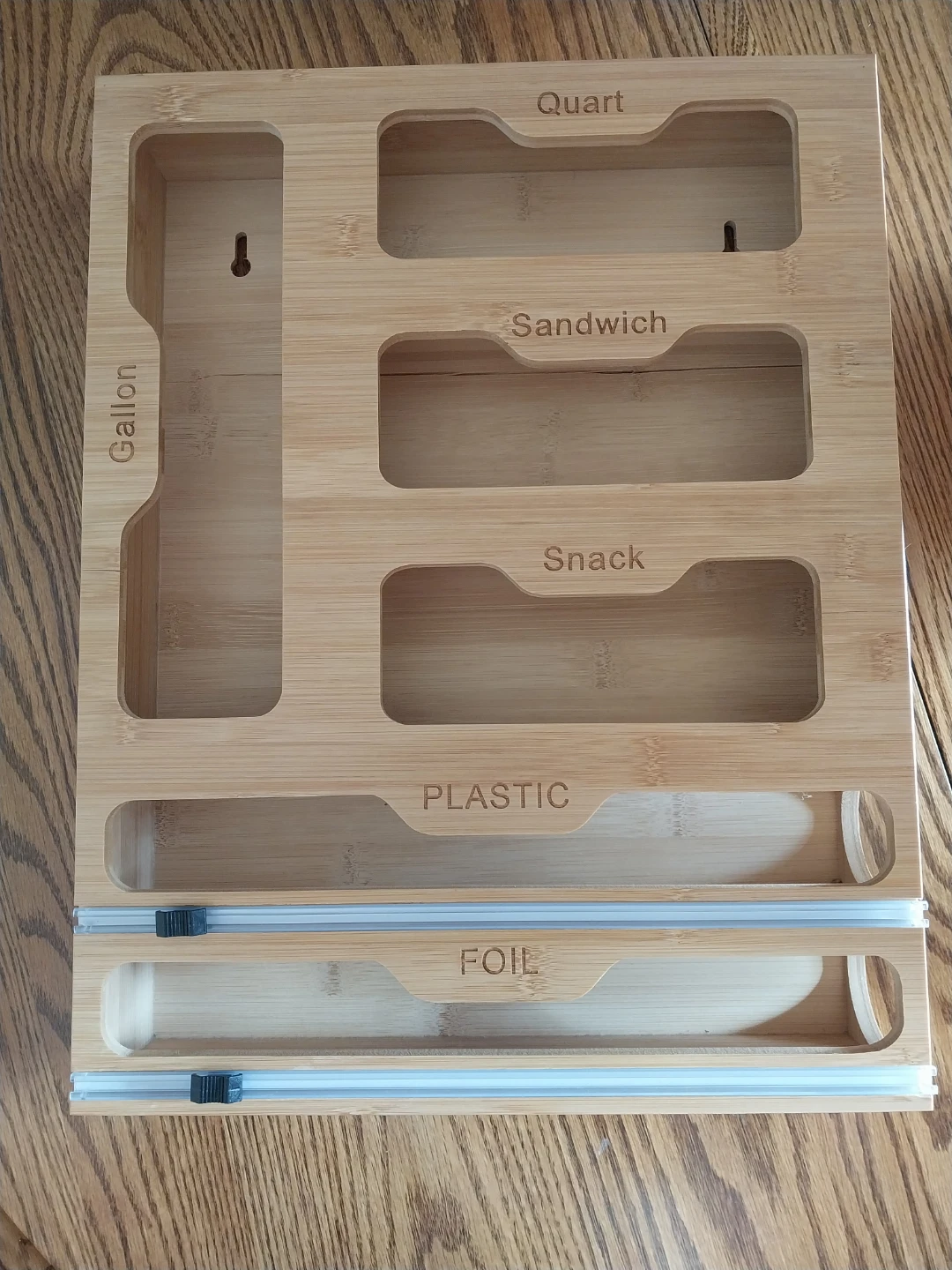 Bamboo Bag Organizer and Dispenser - photo 2