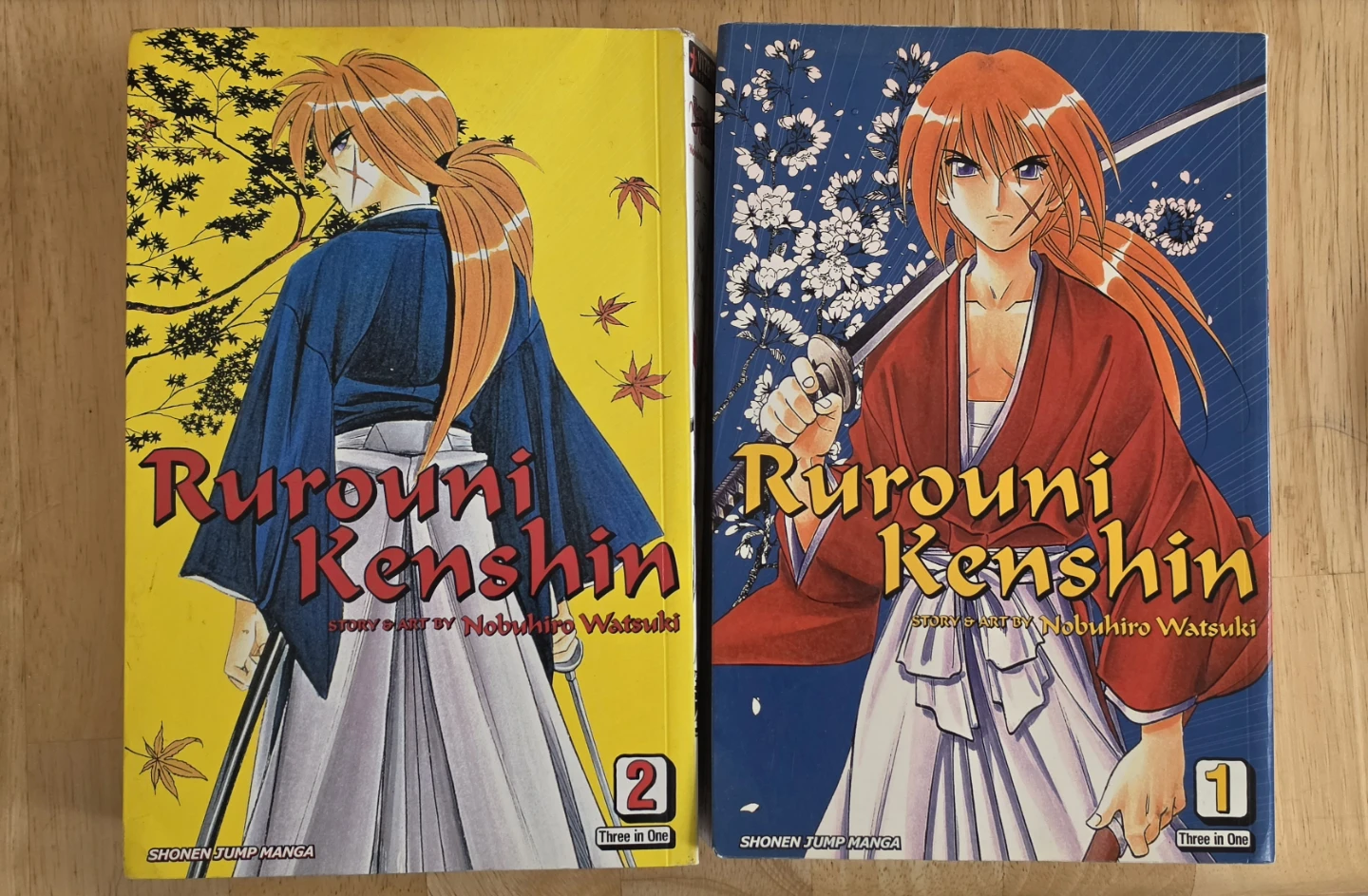Rurouni Kenshin Vizbig Edition Manga Volumes 1 & 2