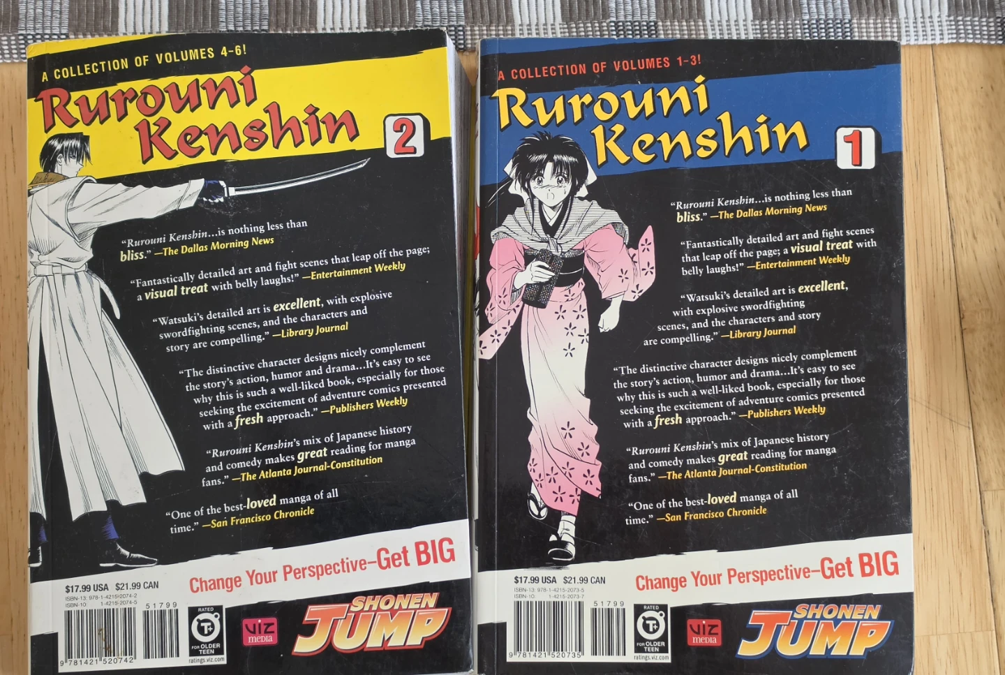 Rurouni Kenshin Vizbig Edition Manga Volumes 1 & 2 - photo 3