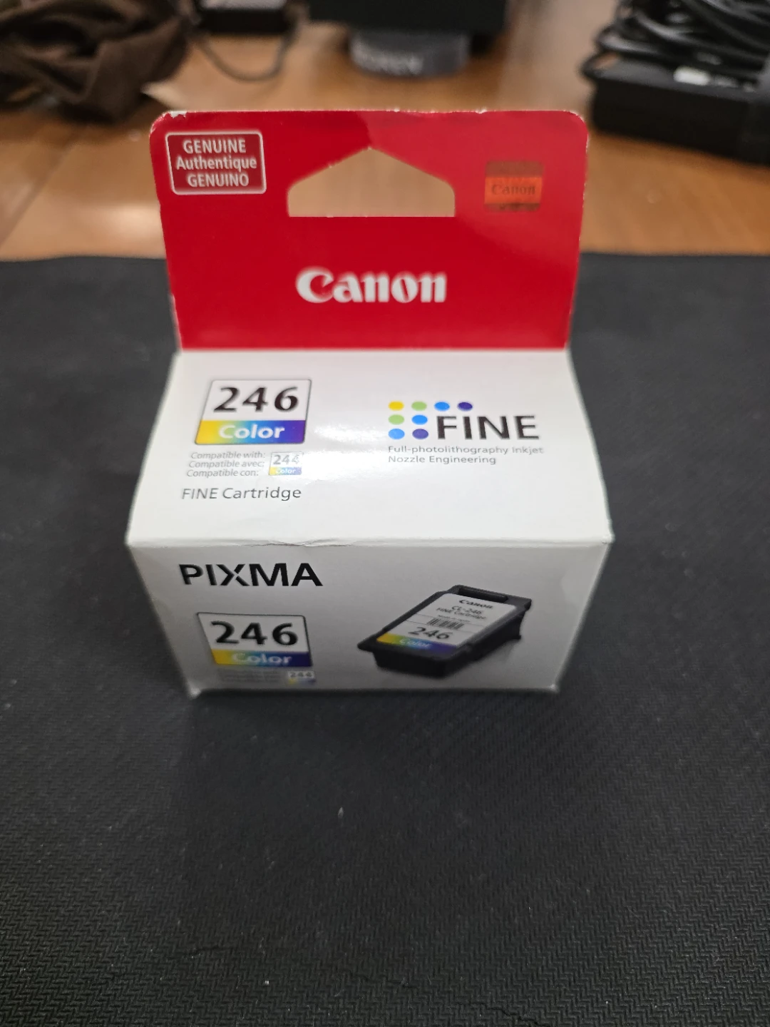 Sealed canon ink