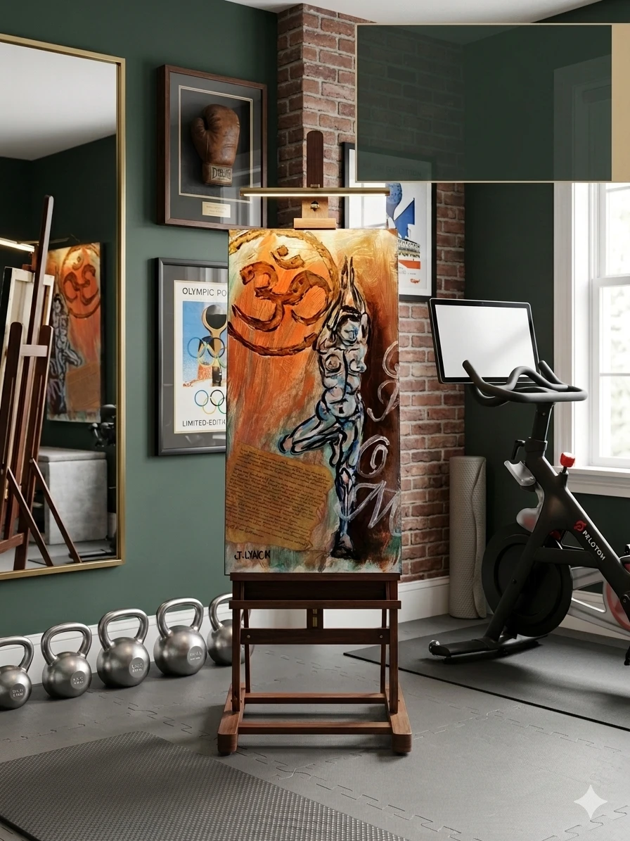 J. Lynch "Yoga Om" Painting - photo 2