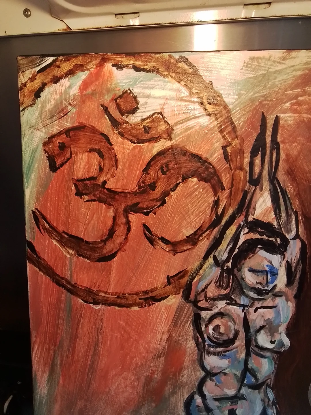 J. Lynch "Yoga Om" Painting - photo 4