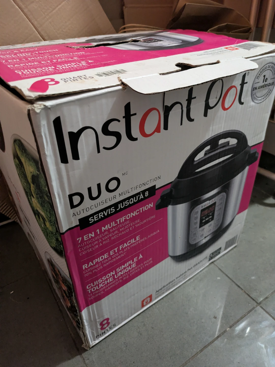 Instant Pot Duo 7-in-1 Multifunction Pressure Cooker, 8-quart