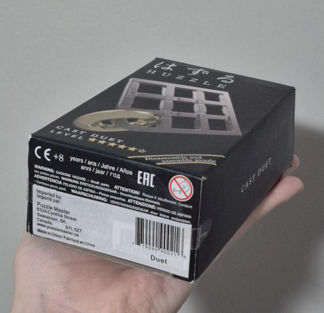 Hanayama Cast Metal Puzzle Duet - photo 4