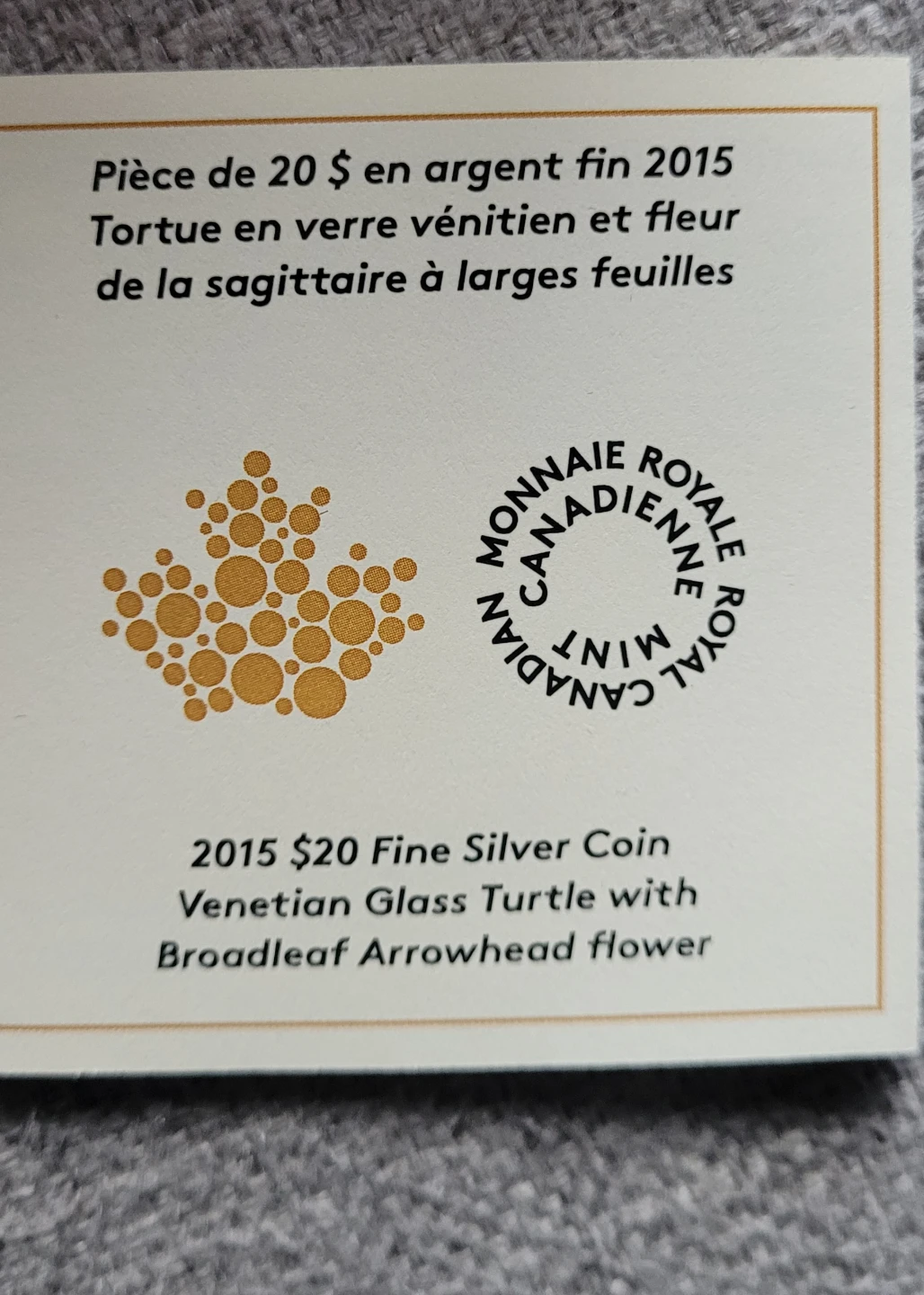 2015 Canada  - Venetian Glass Turtle - photo 3