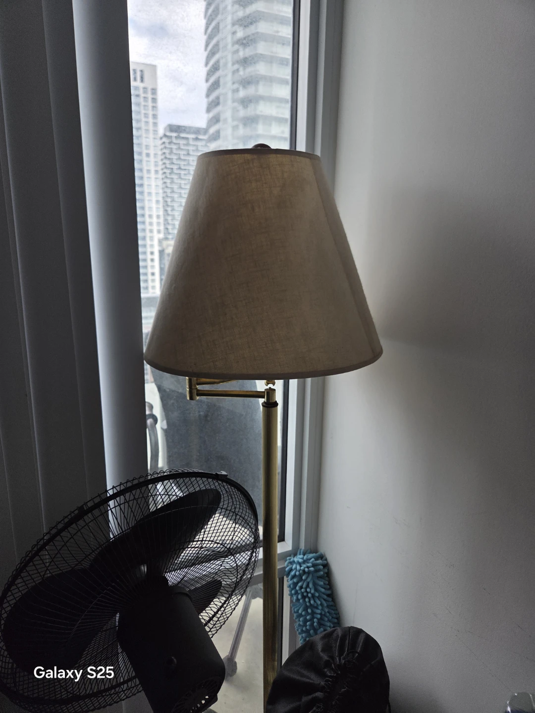 Floor Lamp with Tan Shade - photo 2