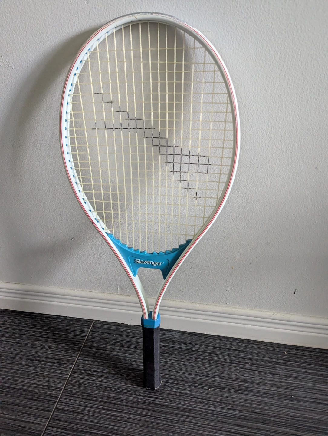 24" Slazenger Tennis Racquet - Blue and White