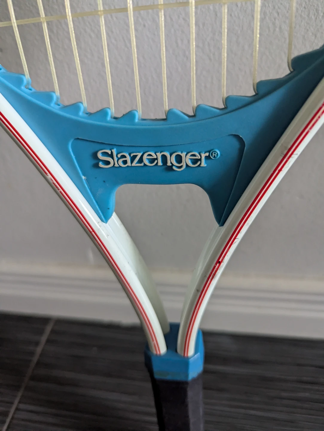 24" Slazenger Tennis Racquet - Blue and White - photo 2