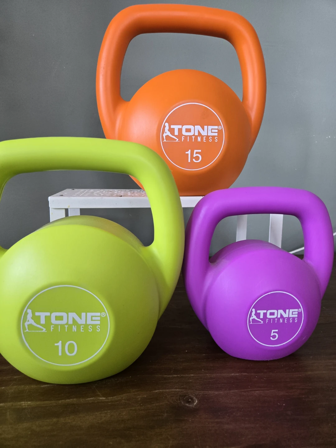 Tone Fitness Kettlebells Set (5, 10, 15 lbs)