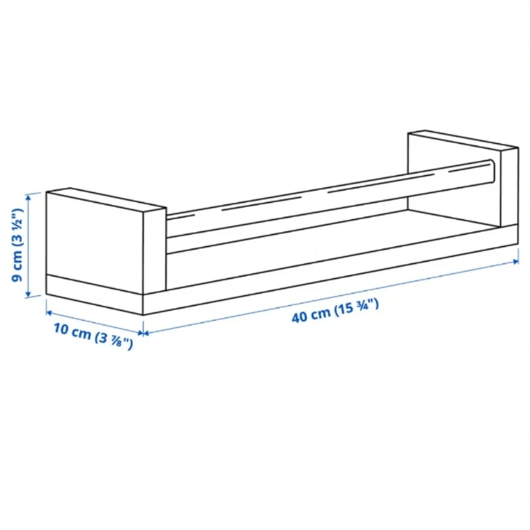 Wooden Wall Mounted Bookshelf Set (3) - photo 4