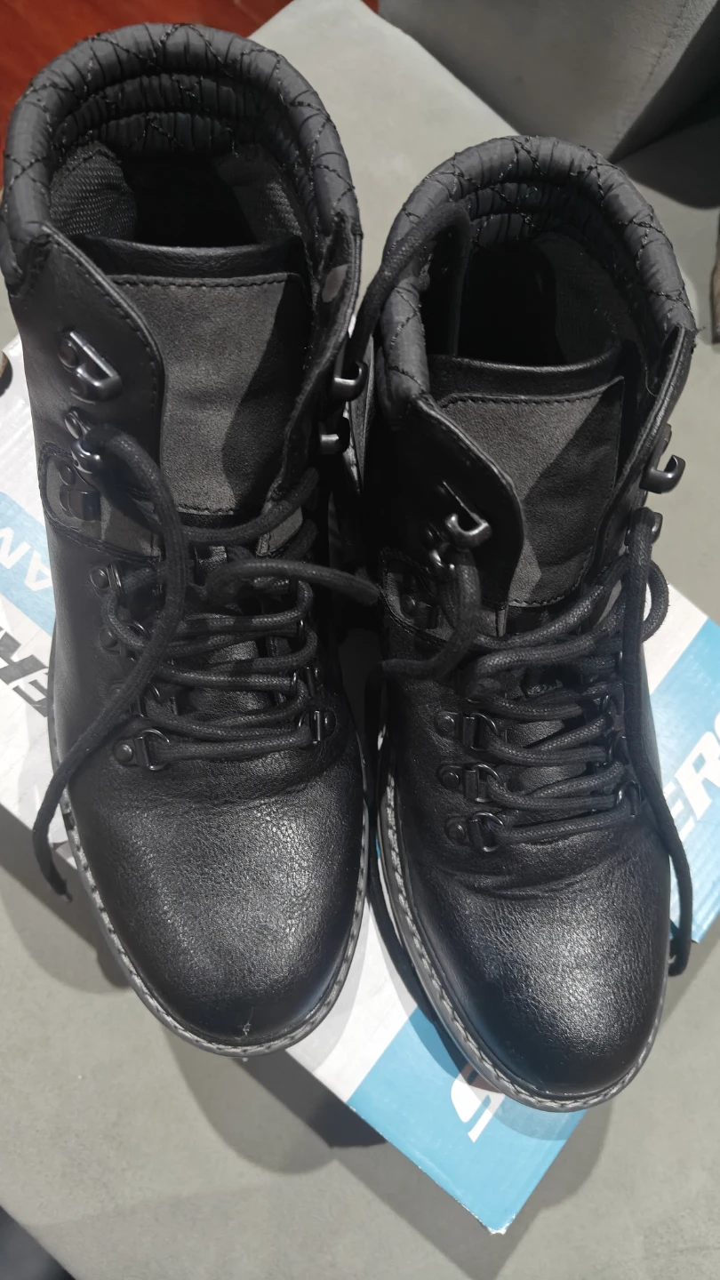 Joe Fresh Black Lace-Up Boots - photo 2