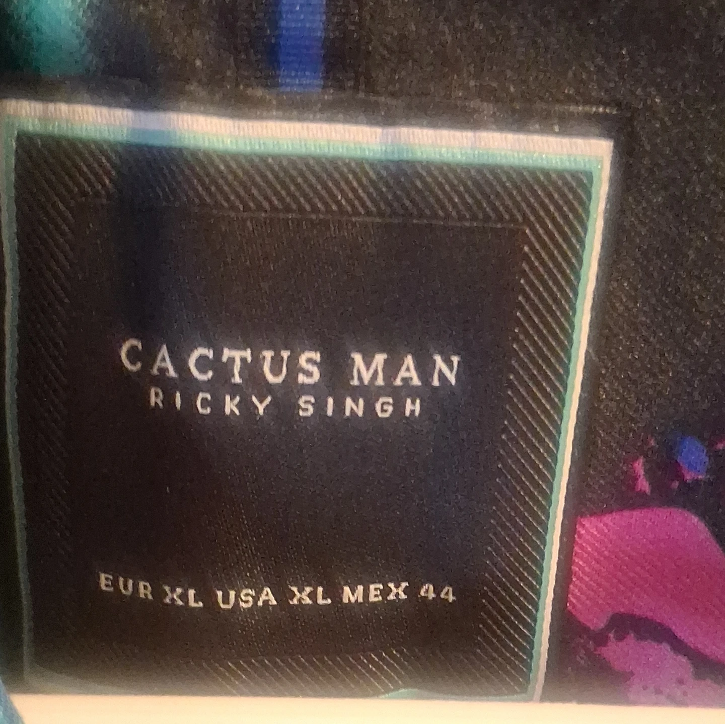 CACTUS MAN RICKY SINGH Graffiti Short Sleeve Button Up Shirt XL - photo 2