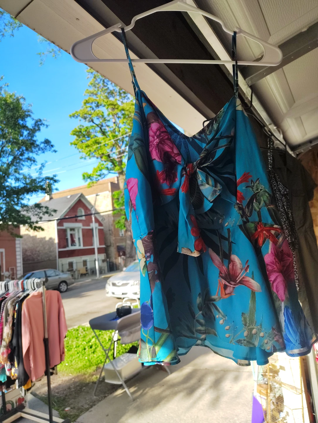 Teal Beaded Tank Top - photo 3
