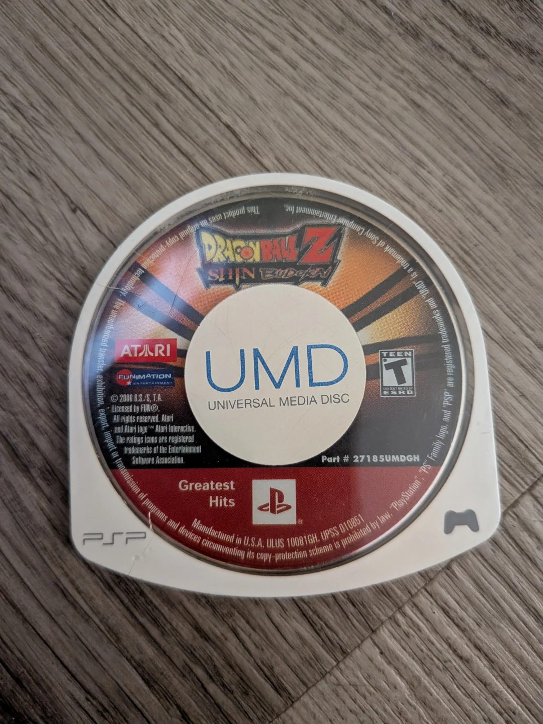 Dragon Ball Z: Shin Budokai PSP UMD Greatest Hits