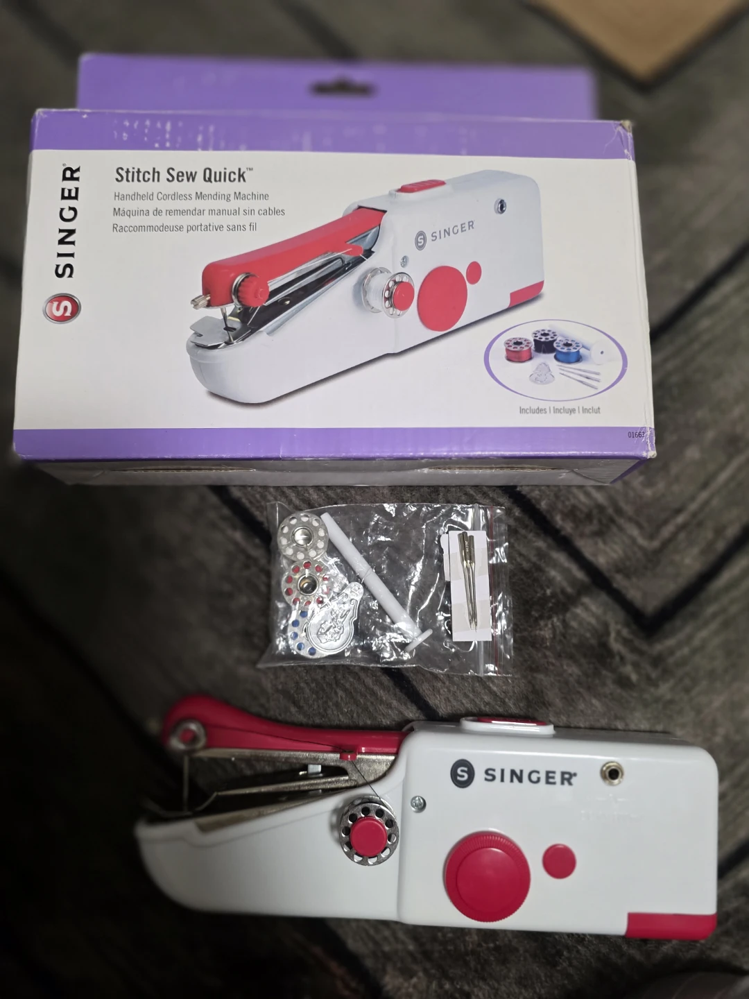 Singer Stitch Sew Quick Handheld Sewing Machine