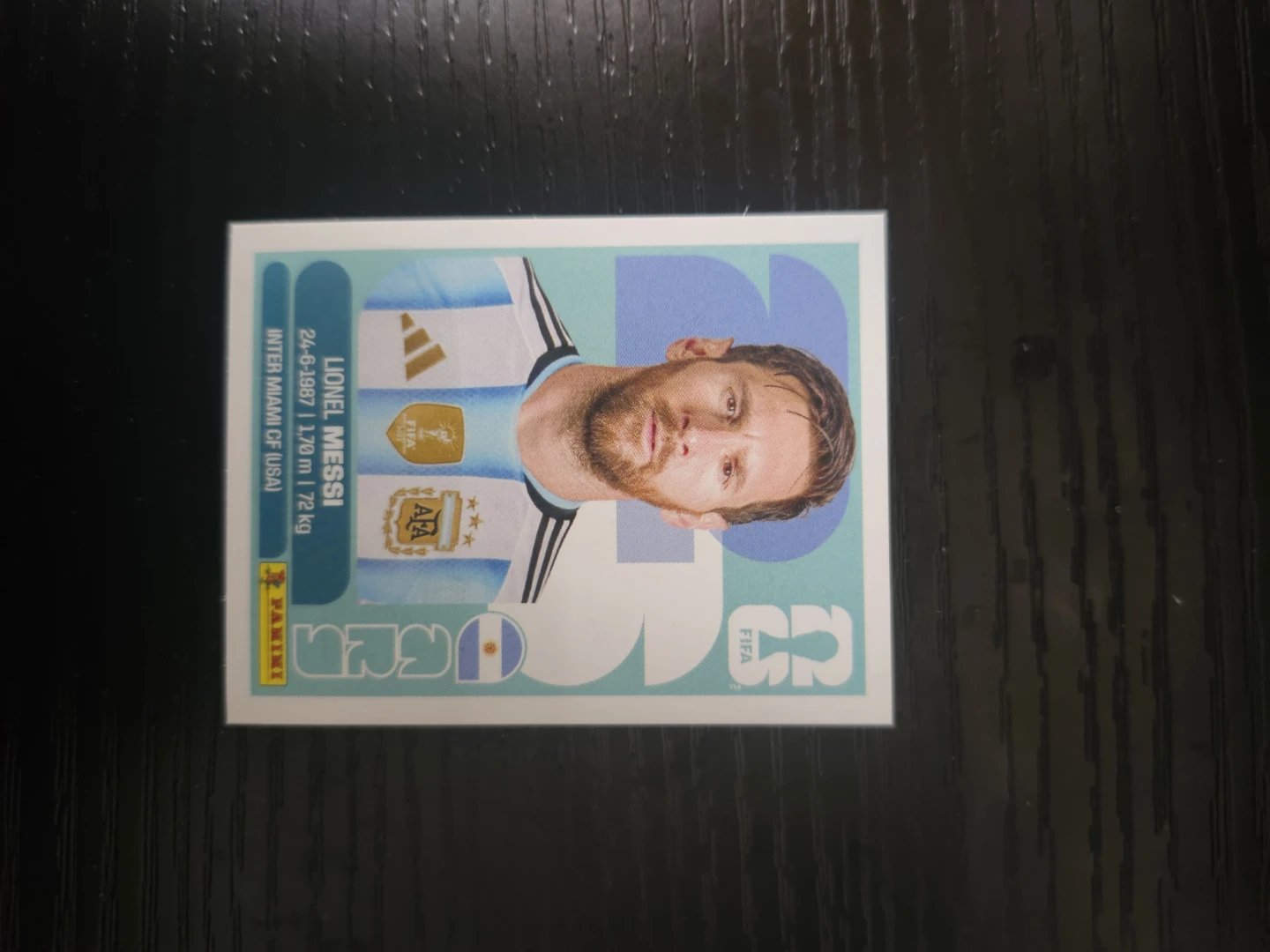 Panini FIFA World Cup 2026 Lionel Messi Sticker