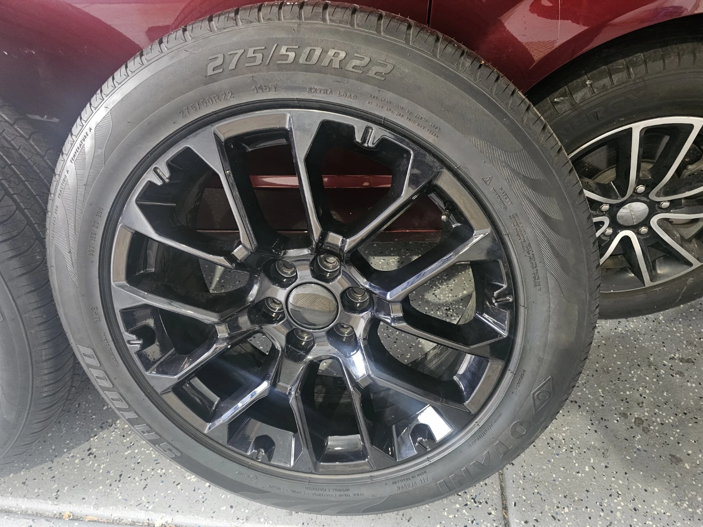 New 22 inch rims wheels with new tires 6 lug 6x139.7 6x5.5 - photo 5
