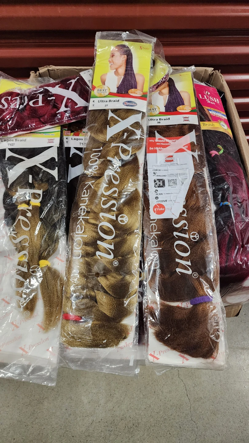 X-Pression Kanekalon Braiding Hair Lot 150 ea