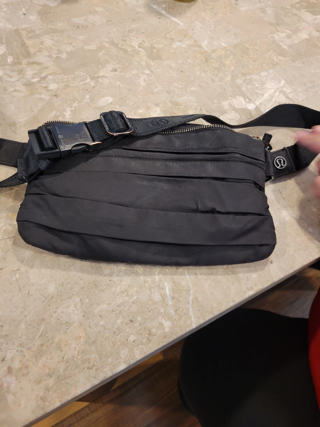 Lululemon Athletica Black Fanny Pack / Crossbody Bag