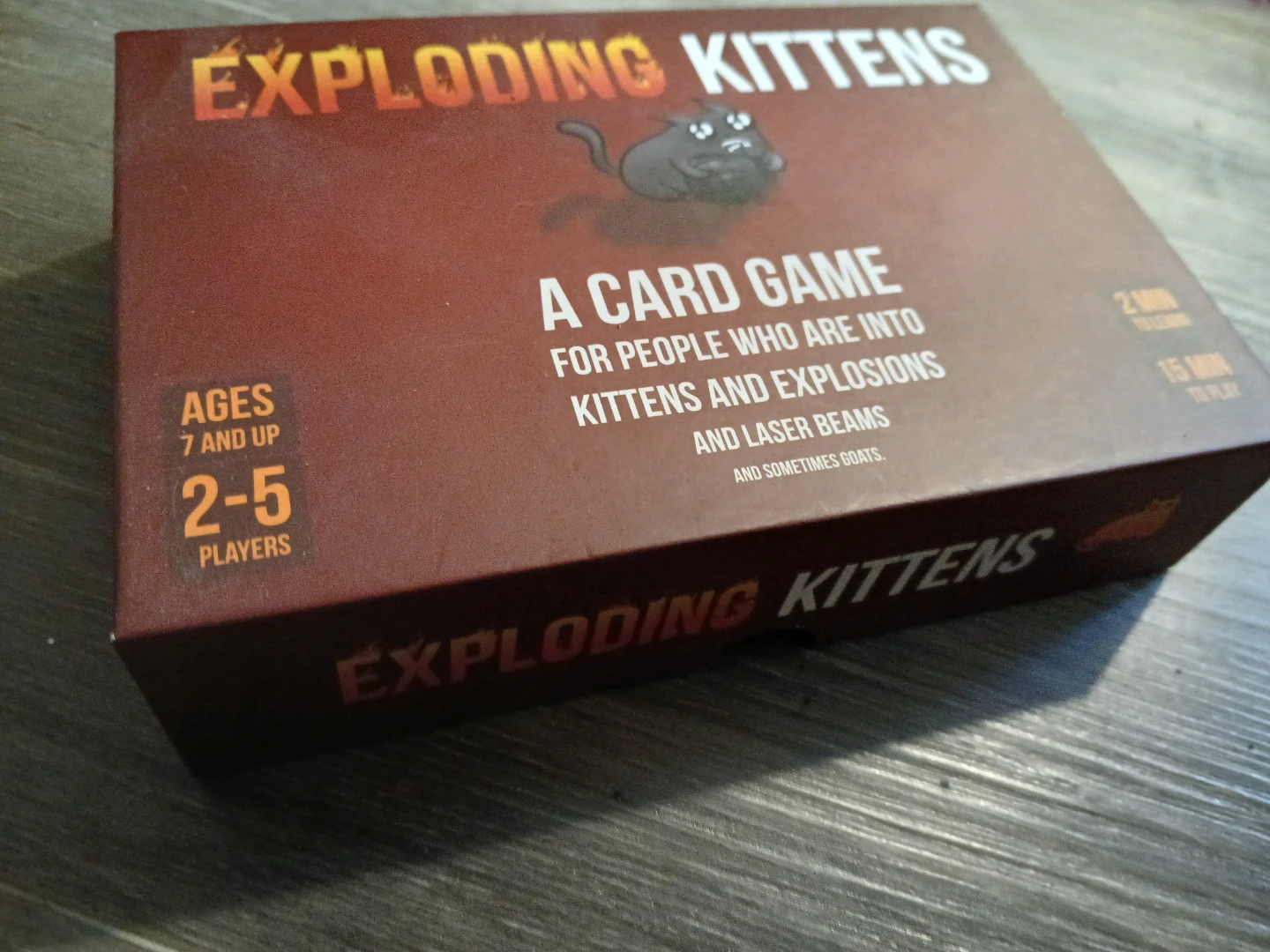 Exploding Kittens Original Edition Card Game - photo 2