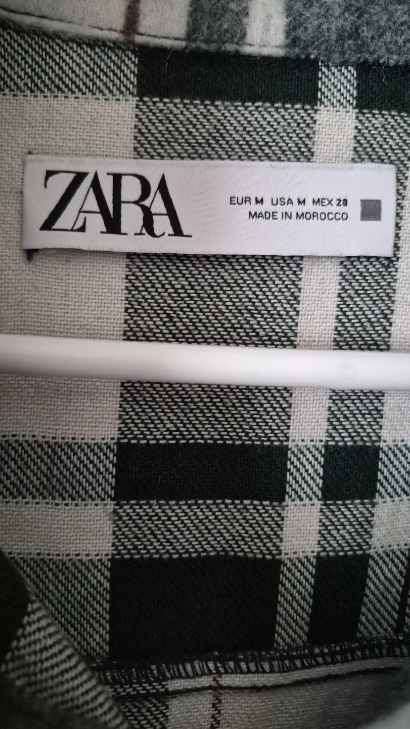 Zara Plaid Shacket - Size Medium - photo 4