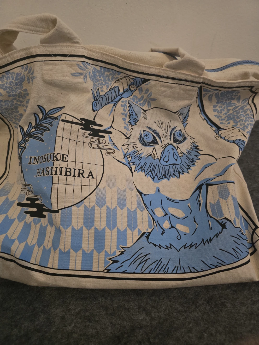 Inosuke Hashibira Japan  Tote Bag Zipped Canvas - photo 3