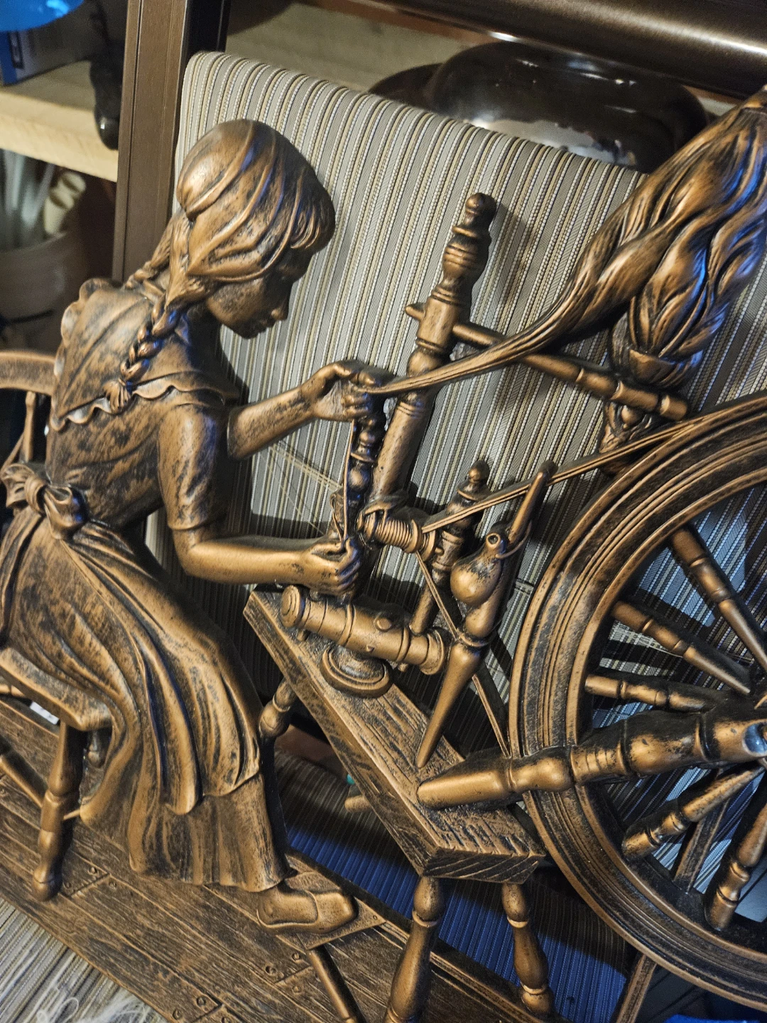 Vintage Spinning Wheel Wall Art - photo 4