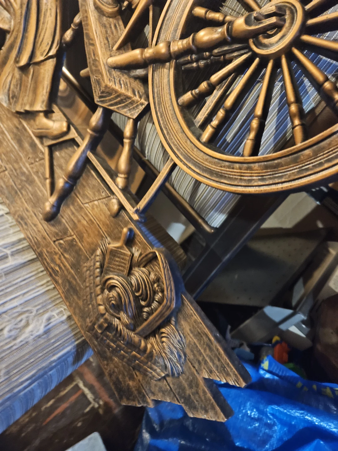 Vintage Spinning Wheel Wall Art - photo 5