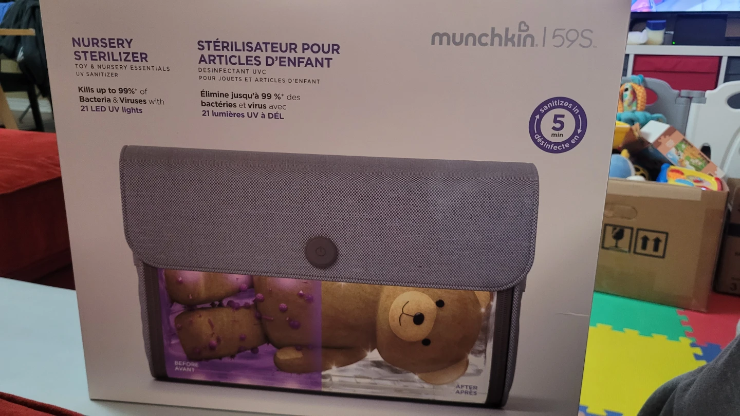 Munchkin 59S Nursery Sterilizer UV Sanitizer